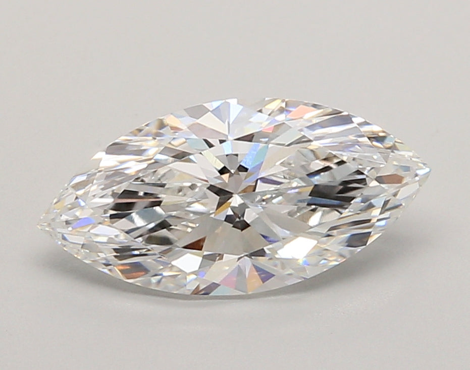 2.04 Carat Marquise Shaped, Ideal Cut, E Color, VVS2 Clarity, IGI Certified Lab Grown Diamond