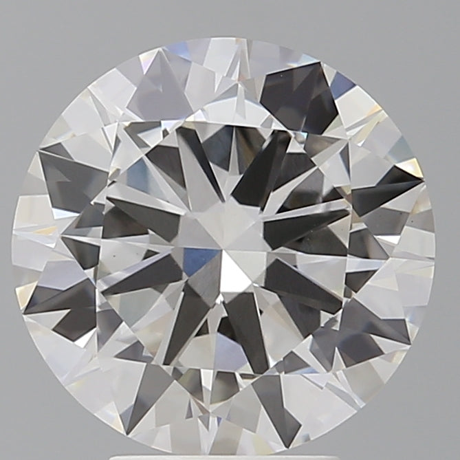 4.57 Carat Round Shaped, Excellent Cut, F Color, VVS2 Clarity, IGI Certified Lab Grown Diamond