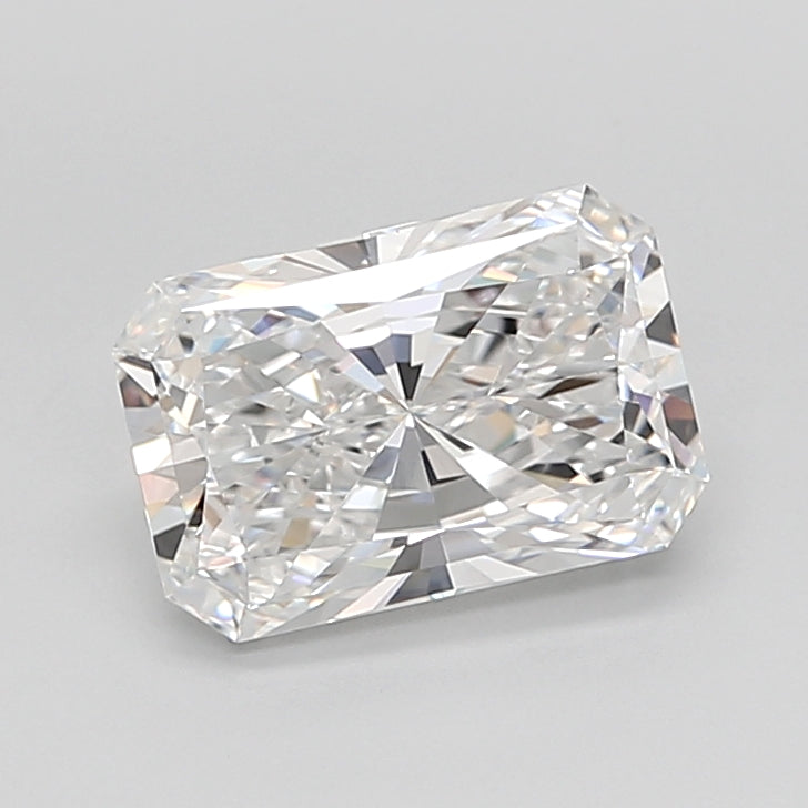 3.04 Carat Radiant Shaped, Ideal Cut, E Color, VVS2 Clarity, IGI Certified Lab Grown Diamond