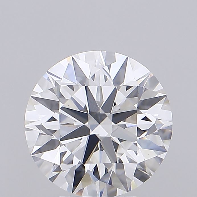 2.02 Carat Round Shaped, Ideal Cut, D Color, VVS2 Clarity, IGI Certified Lab Grown Diamond