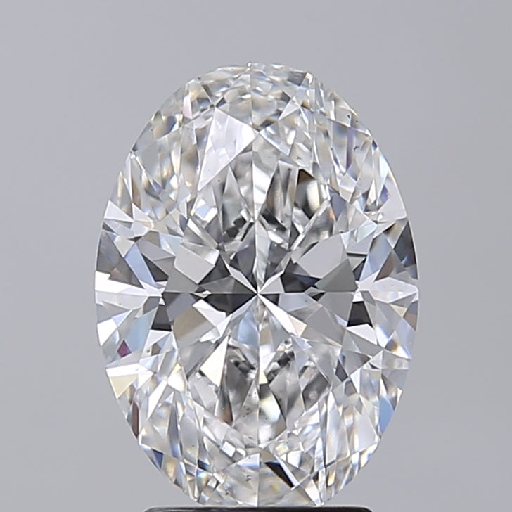 3.00 Carat Oval Shaped, Very Good Cut, E Color, VS2 Clarity, IGI Certified Lab Grown Diamond