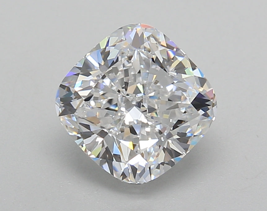 2.02 Carat Cushion Shaped, Very Good Cut, D Color, IF Clarity, IGI Certified Lab Grown Diamond