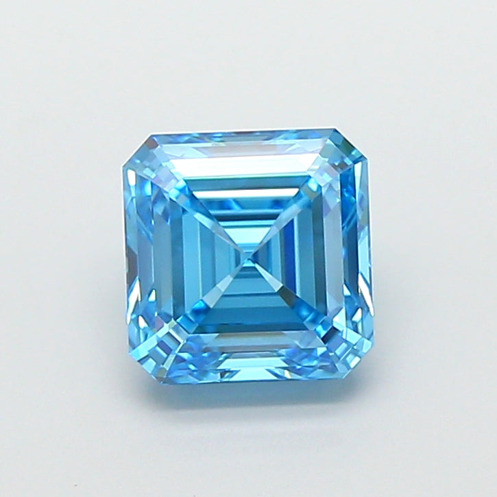 1.50 Carat Asscher Shaped, Very Good Cut, VVS2 Clarity, IGI Certified Lab Grown Diamond