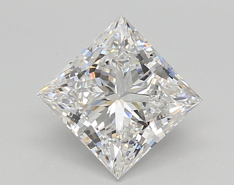 1.51 Carat Princess Shaped, Excellent Cut, D Color, VVS1 Clarity, IGI Certified Lab Grown Diamond
