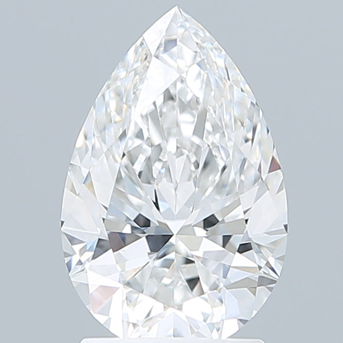2.10 Carat Pear Shaped, Ideal Cut, D Color, VVS2 Clarity, IGI Certified Lab Grown Diamond