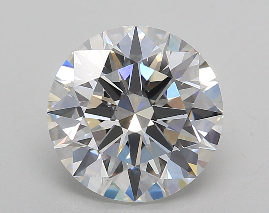 3.02 Carat Round Shaped, Ideal Cut, D Color, VS1 Clarity, IGI Certified Lab Grown Diamond