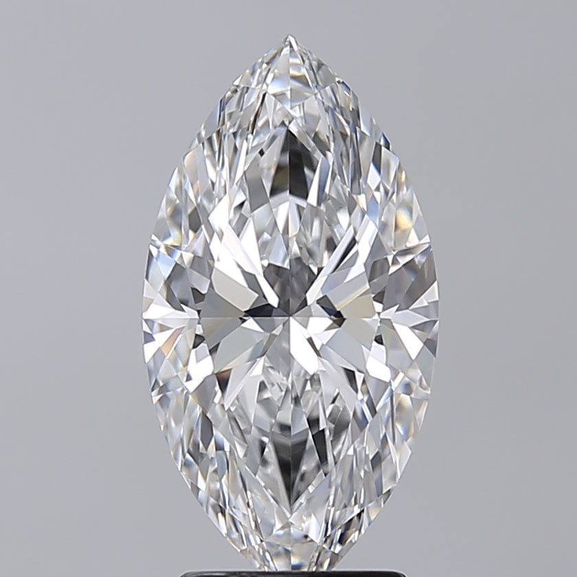 3.02 Carat Marquise Shaped, Excellent Cut, E Color, VVS2 Clarity, IGI Certified Lab Grown Diamond