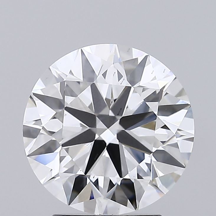 3.01 Carat Round Shaped, Ideal Cut, F Color, VS2 Clarity, IGI Certified Lab Grown Diamond