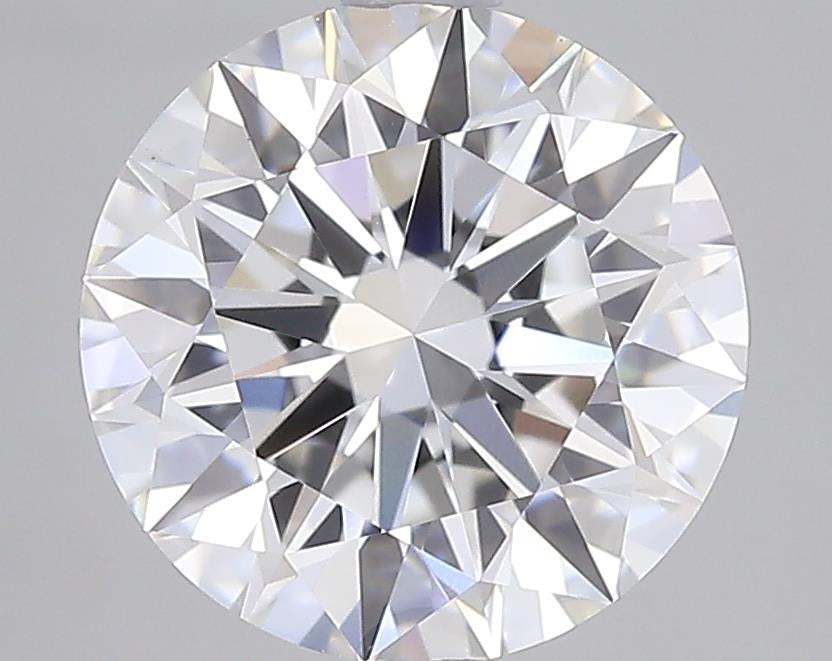 2.66 Carat Round Shaped, Ideal Cut, E Color, VVS2 Clarity, IGI Certified Lab Grown Diamond