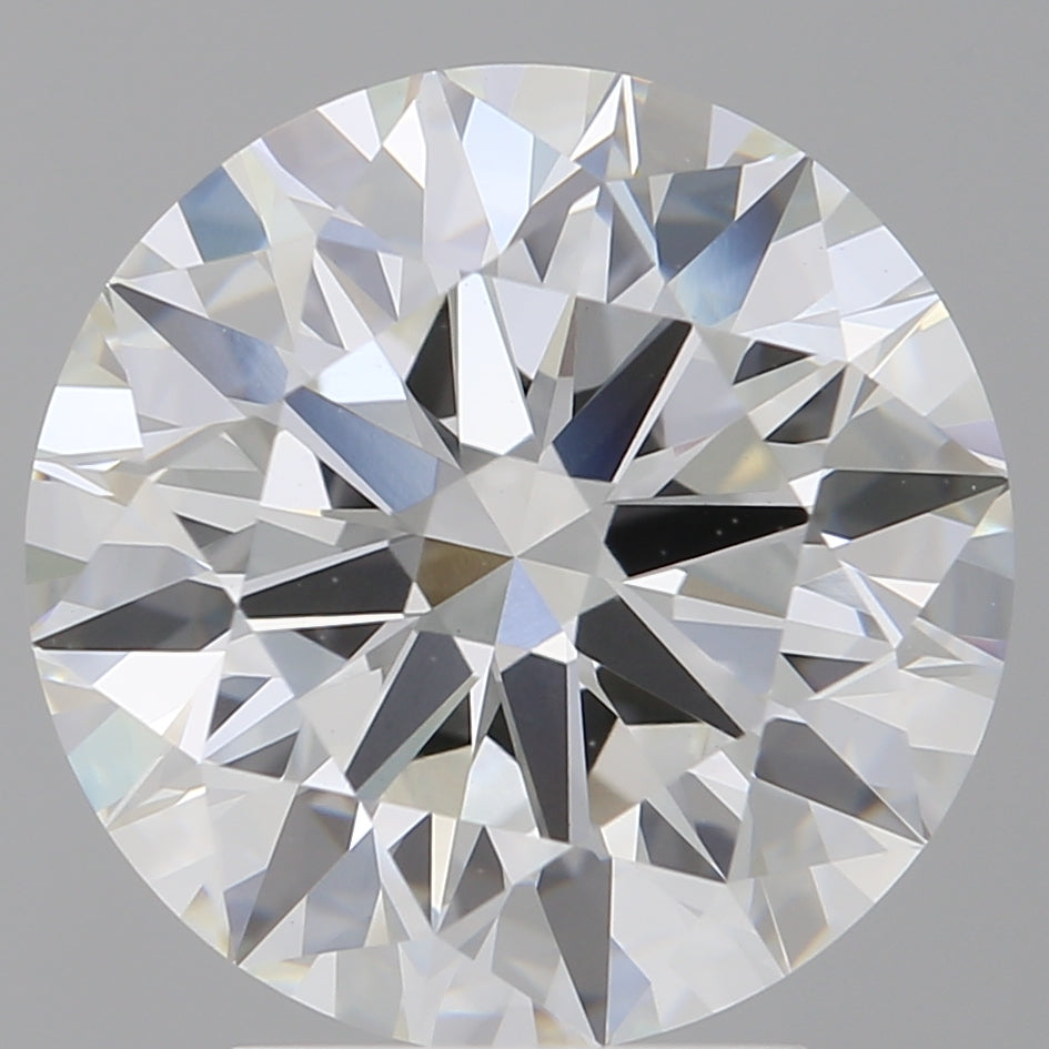 4.09 Carat Round Shaped, Ideal Cut, E Color, VVS2 Clarity, IGI Certified Lab Grown Diamond