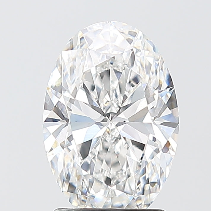 2.03 Carat Oval Shaped, Ideal Cut, D Color, VS1 Clarity, IGI Certified Lab Grown Diamond