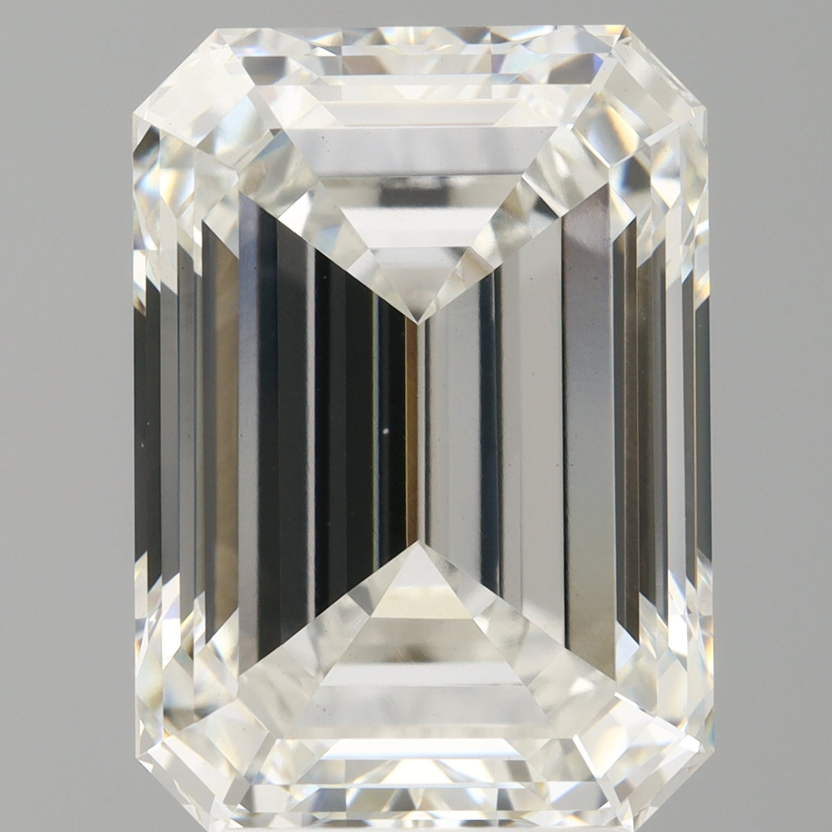 5.03 Carat Emerald Shaped, Ideal Cut, F Color, VVS2 Clarity, IGI Certified Lab Grown Diamond