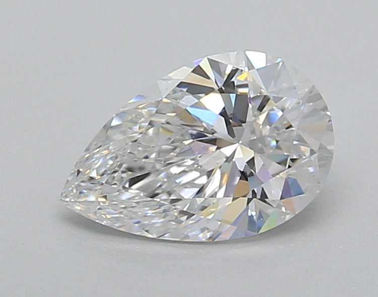 1.02 Carat Pear Shaped, Excellent Cut, D Color, VS1 Clarity, IGI Certified Lab Grown Diamond