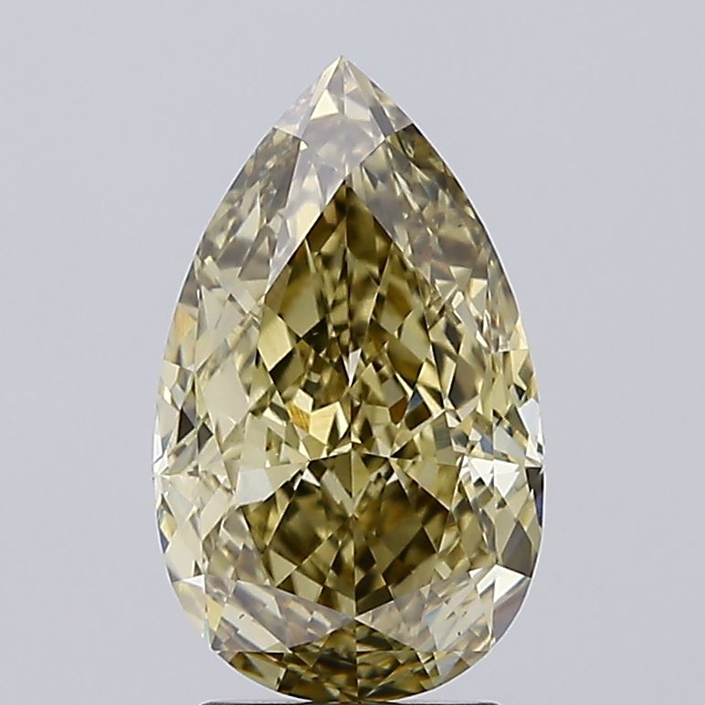 3.07 Carat Pear Shaped, Excellent Cut, VVS1 Clarity, IGI Certified Lab Grown Diamond