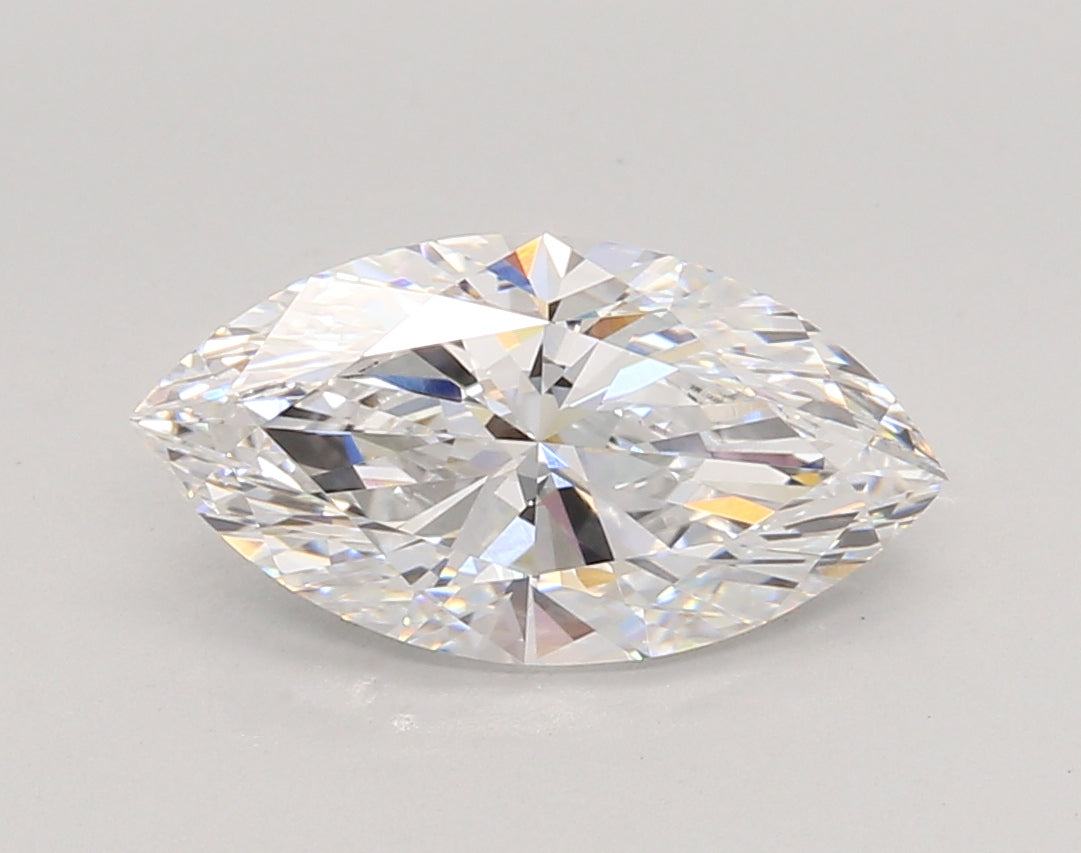 2.08 Carat Marquise Shaped, Ideal Cut, E Color, VVS1 Clarity, IGI Certified Lab Grown Diamond