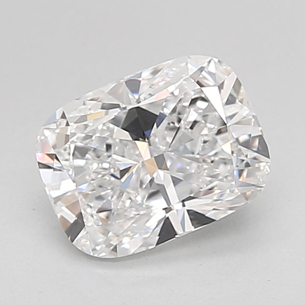 1.53 Carat Cushion Shaped, Ideal Cut, D Color, VVS2 Clarity, IGI Certified Lab Grown Diamond