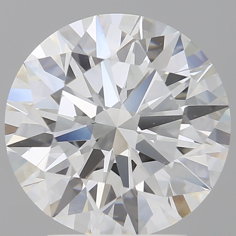 3.05 Carat Round Shaped, Ideal Cut, E Color, VVS2 Clarity, IGI Certified Lab Grown Diamond