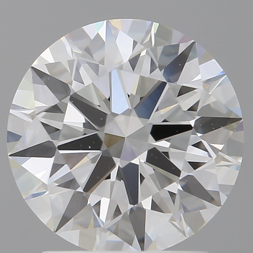 2.10 Carat Round Shaped, Ideal Cut, F Color, VVS2 Clarity, IGI Certified Lab Grown Diamond