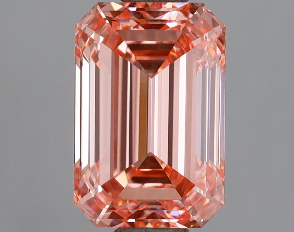 1.85 Carat Emerald Shaped, Ideal Cut, VVS2 Clarity, IGI Certified Lab Grown Diamond
