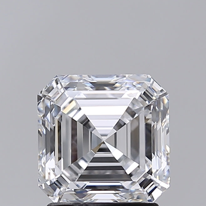 2.01 Carat Asscher Shaped, Very Good Cut, D Color, VVS1 Clarity, IGI Certified Lab Grown Diamond