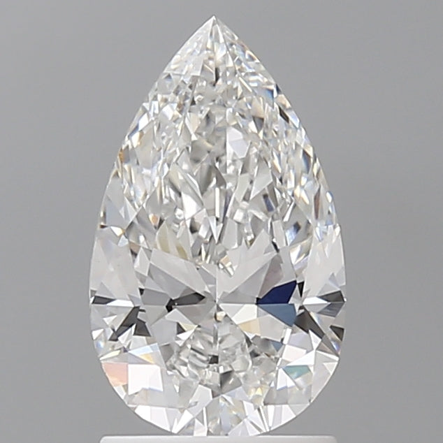1.60 Carat Pear Shaped, Ideal Cut, E Color, VVS2 Clarity, IGI Certified Lab Grown Diamond