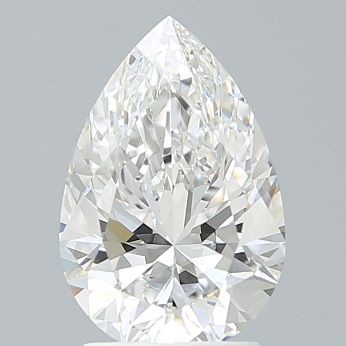 2.28 Carat Pear Shaped, Ideal Cut, E Color, VVS2 Clarity, IGI Certified Lab Grown Diamond