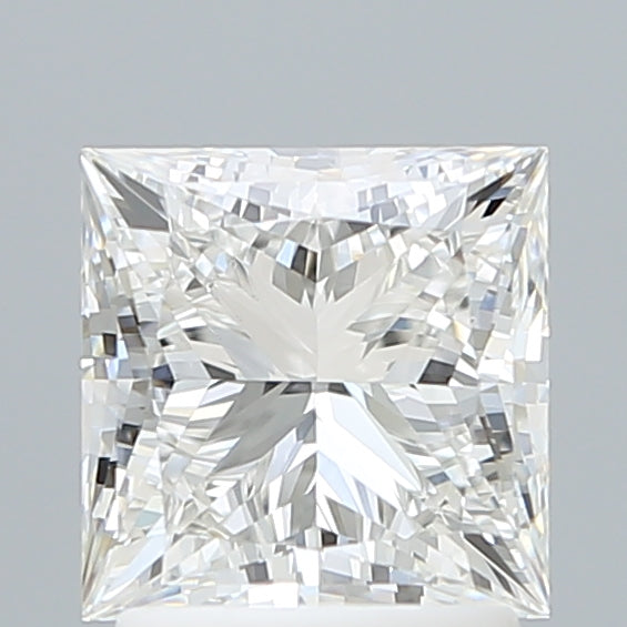 2.04 Carat Princess Shaped, Ideal Cut, F Color, VVS1 Clarity, IGI Certified Lab Grown Diamond