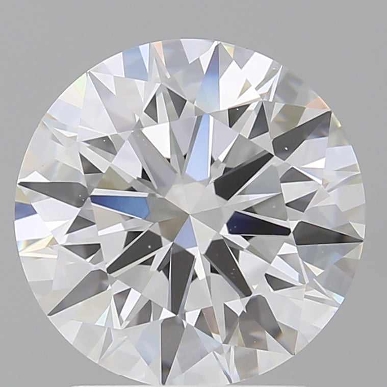 2.60 Carat Round Shaped, Ideal Cut, E Color, VVS2 Clarity, IGI Certified Lab Grown Diamond