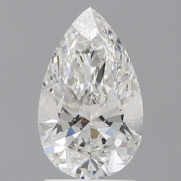1.59 Carat Pear Shaped, Ideal Cut, E Color, VVS2 Clarity, IGI Certified Lab Grown Diamond