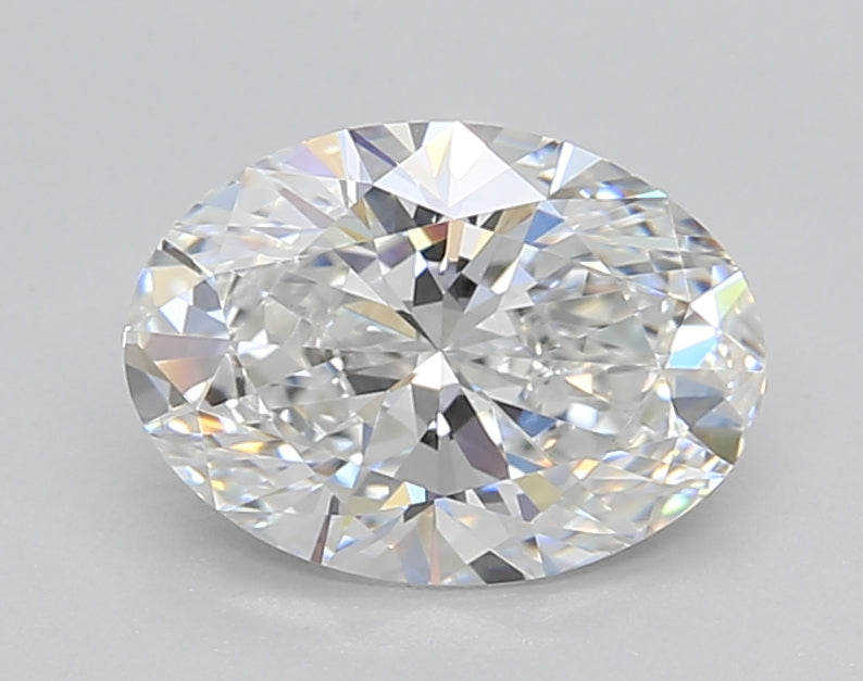1.51 Carat Oval Shaped, Ideal Cut, D Color, VVS1 Clarity, IGI Certified Lab Grown Diamond