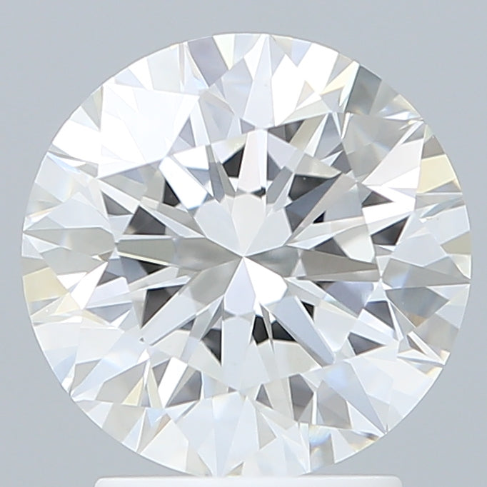 2.60 Carat Round Shaped, Excellent Cut, F Color, VVS2 Clarity, IGI Certified Lab Grown Diamond
