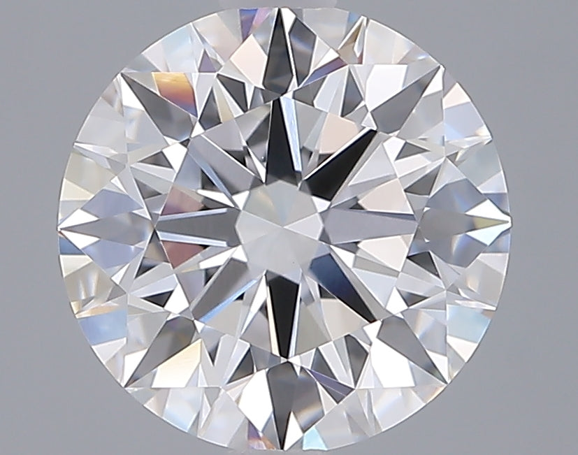 3.07 Carat Round Shaped, Ideal Cut, E Color, VVS2 Clarity, IGI Certified Lab Grown Diamond