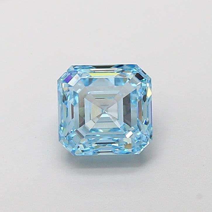 1.95 Carat Asscher Shaped, Very Good Cut, VVS2 Clarity, IGI Certified Lab Grown Diamond