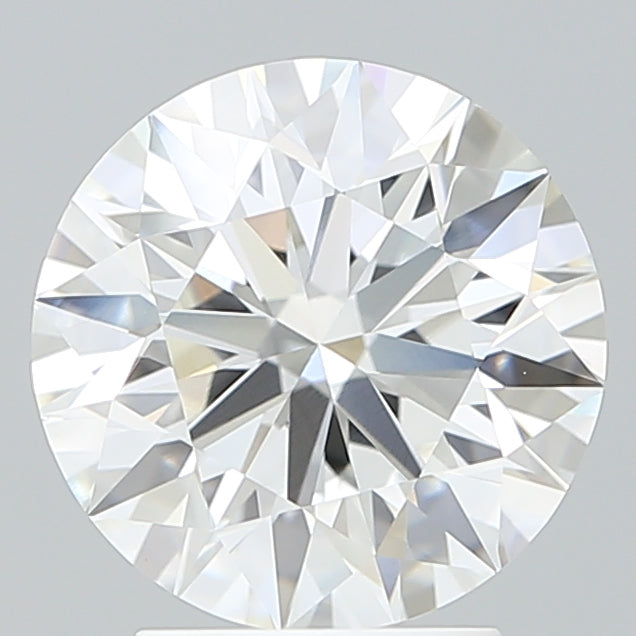 3.21 Carat Round Shaped, Excellent Cut, F Color, VVS2 Clarity, IGI Certified Lab Grown Diamond