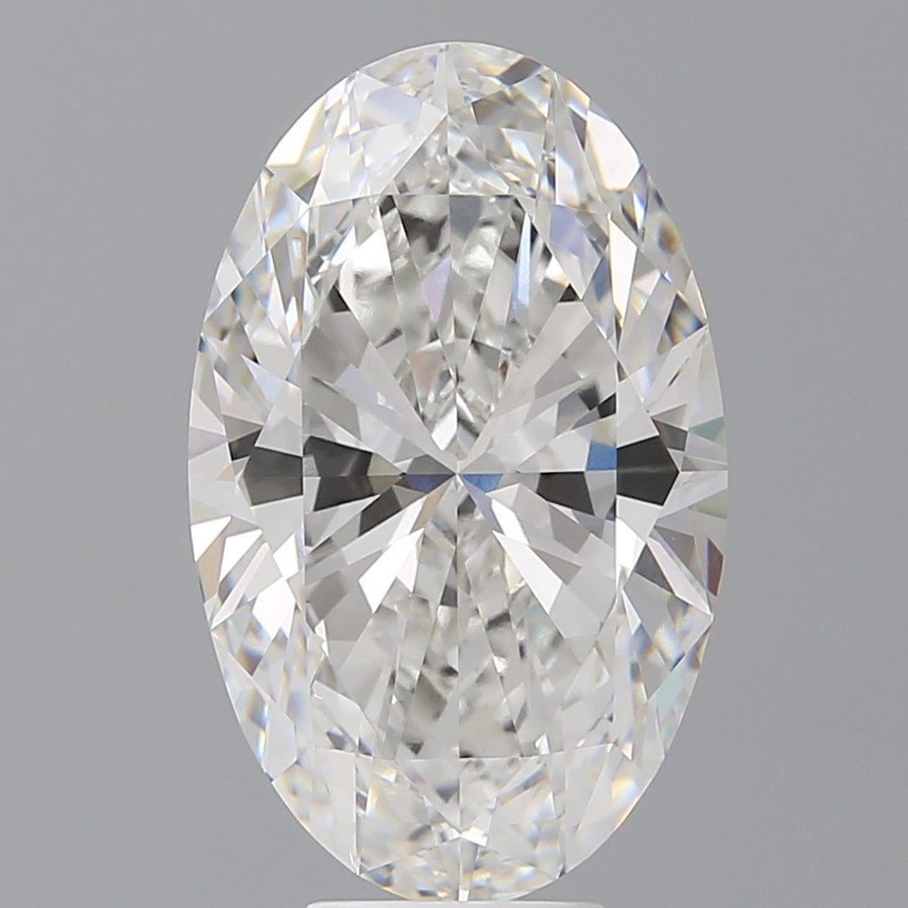 7.58 Carat Oval Shaped, Ideal Cut, E Color, VVS2 Clarity, IGI Certified Lab Grown Diamond