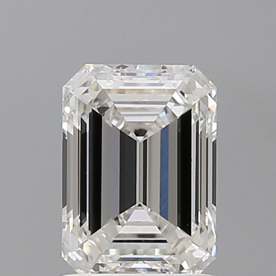 1.55 Carat Emerald Shaped, Ideal Cut, E Color, VVS2 Clarity, IGI Certified Lab Grown Diamond