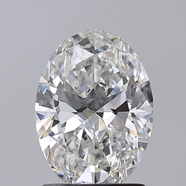 1.50 Carat Oval Shaped, Excellent Cut, D Color, VVS2 Clarity, IGI Certified Lab Grown Diamond