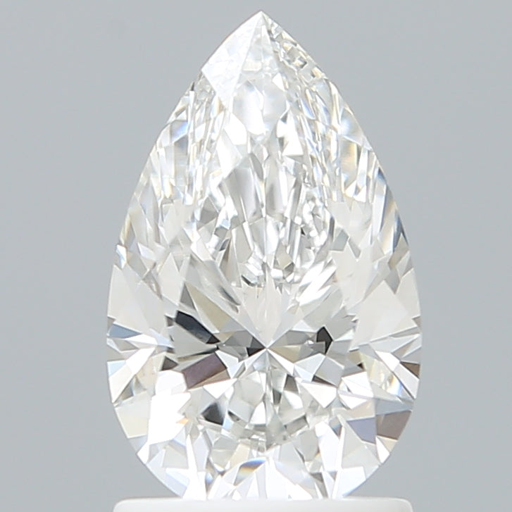 1.53 Carat Pear Shaped, Excellent Cut, E Color, VVS2 Clarity, IGI Certified Lab Grown Diamond