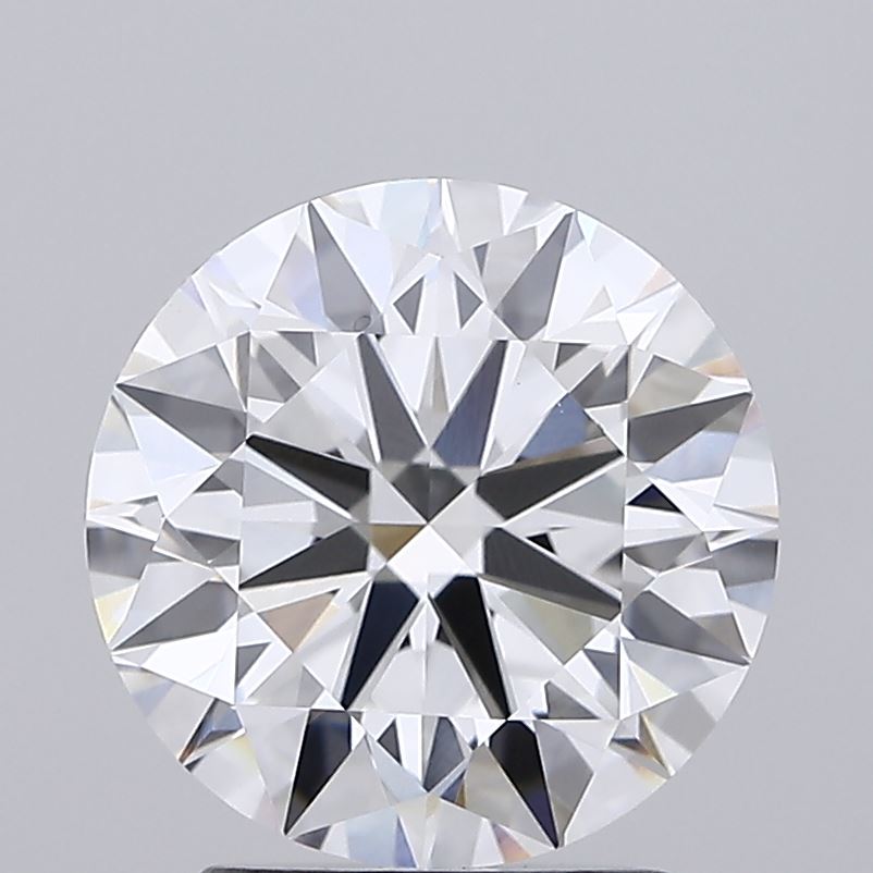 2.51 Carat Round Shaped, Excellent Cut, F Color, VVS2 Clarity, IGI Certified Lab Grown Diamond