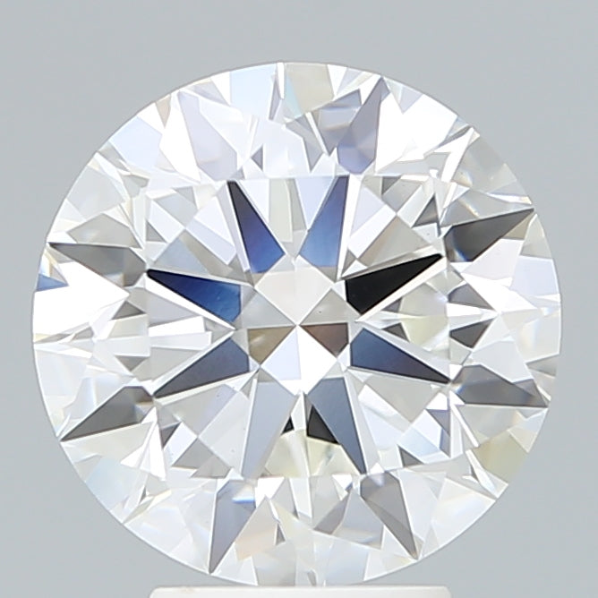 4.44 Carat Round Shaped, Excellent Cut, F Color, VS1 Clarity, IGI Certified Lab Grown Diamond