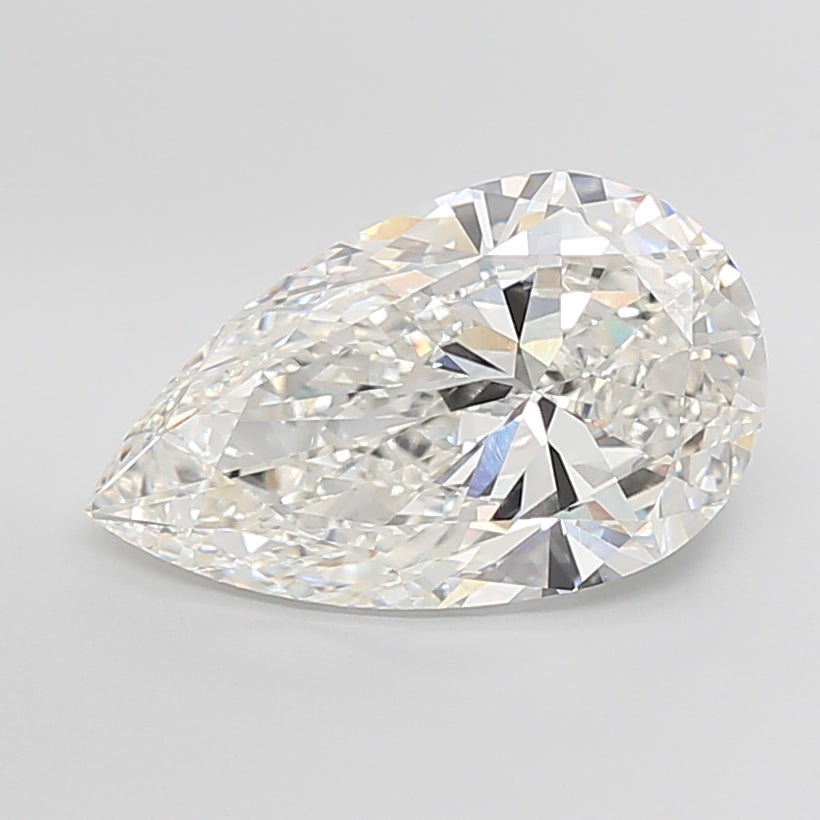 10.03 Carat Pear Shaped, Ideal Cut, G Color, VVS2 Clarity, IGI Certified Lab Grown Diamond