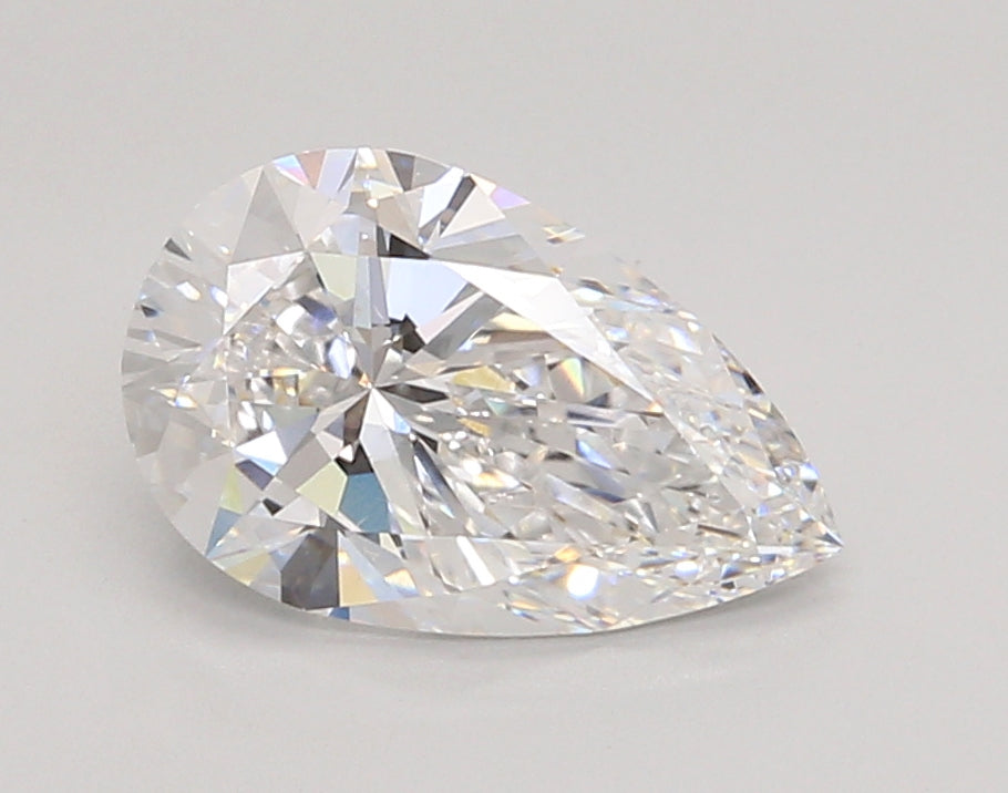 2.01 Carat Pear Shaped, Ideal Cut, E Color, VVS1 Clarity, IGI Certified Lab Grown Diamond