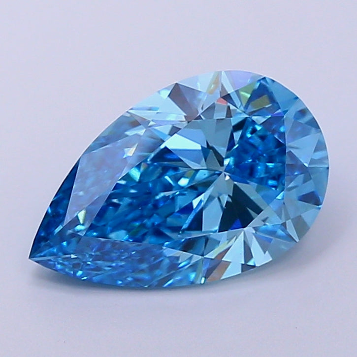 4.01 Carat Pear Shaped, Very Good Cut, VVS2 Clarity, IGI Certified Lab Grown Diamond