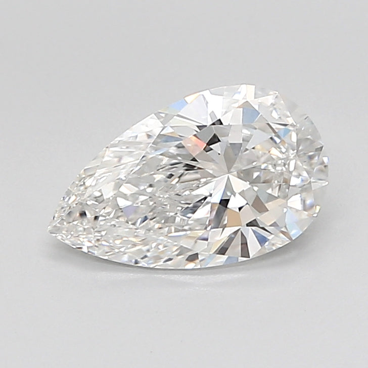 1.55 Carat Pear Shaped, Ideal Cut, E Color, VVS2 Clarity, IGI Certified Lab Grown Diamond