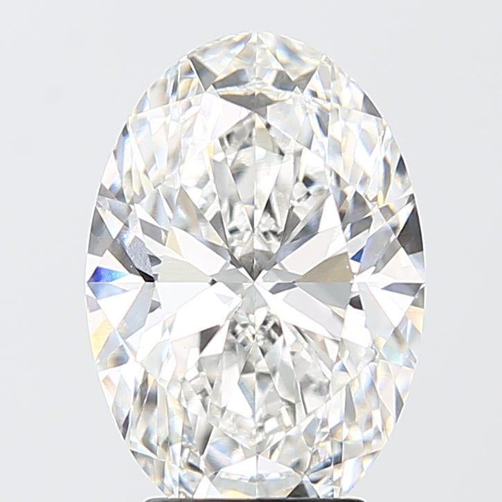 4.02 Carat Oval Shaped, Ideal Cut, E Color, VVS2 Clarity, IGI Certified Lab Grown Diamond