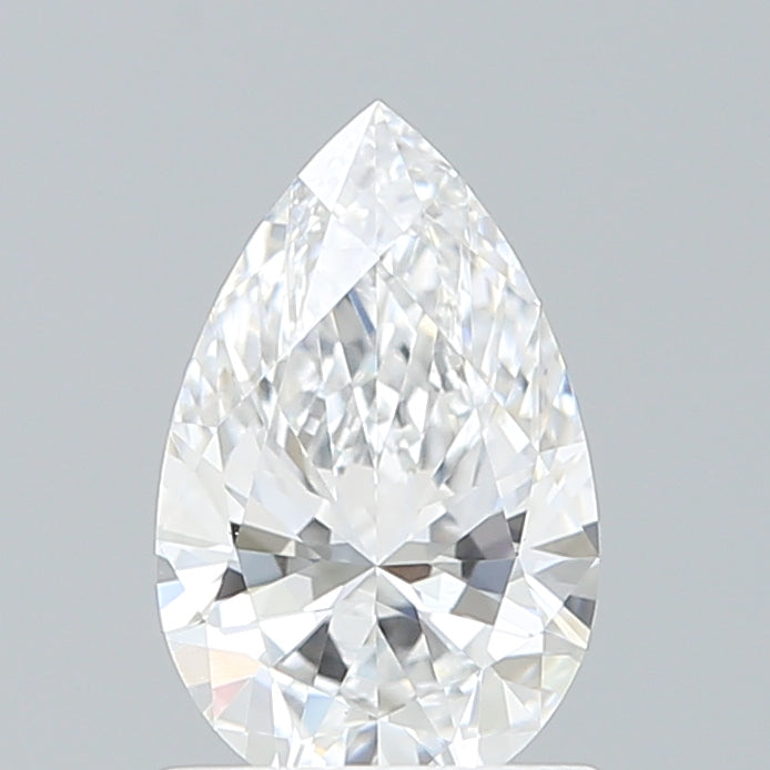 1.02 Carat Pear Shaped, Ideal Cut, D Color, VVS2 Clarity, IGI Certified Lab Grown Diamond