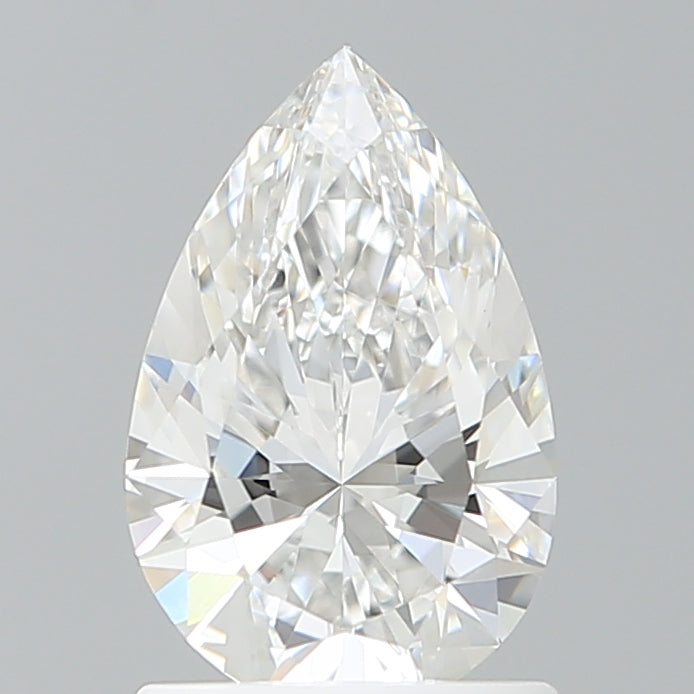 1.23 Carat Pear Shaped, Ideal Cut, E Color, VVS1 Clarity, IGI Certified Lab Grown Diamond