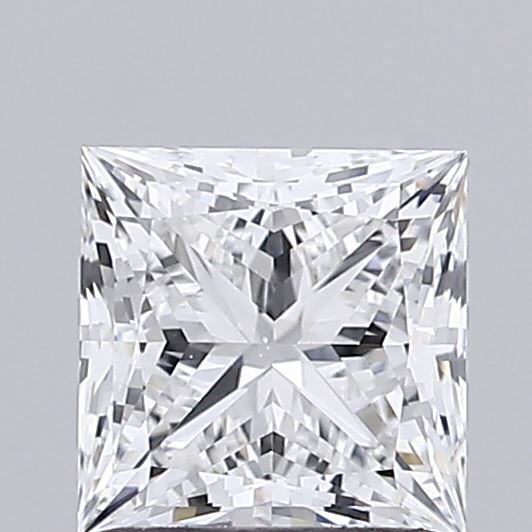 1.09 Carat Princess Shaped, Ideal Cut, E Color, VVS1 Clarity, IGI Certified Lab Grown Diamond