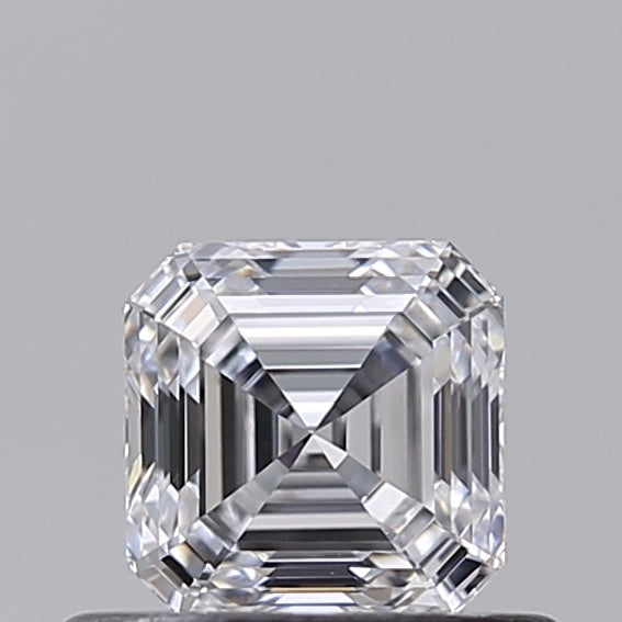 0.52 Carat Asscher Shaped, Ideal Cut, D Color, VVS1 Clarity, IGI Certified Lab Grown Diamond