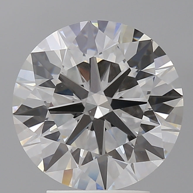 3.54 Carat Round Shaped, Ideal Cut, F Color, VVS2 Clarity, IGI Certified Lab Grown Diamond